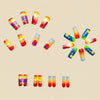 12 Sizes-24 Pcs Press On Nails Y589