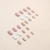 12 Sizes-24 Pcs Press On Nails W385