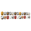 12 Sizes-24 Pcs Press On Nails JB1234
