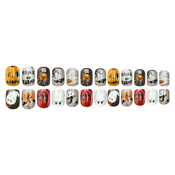 12 Sizes-24 Pcs Press On Nails JB1234