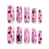 12 Sizes-24 Pcs Press On Nails JP3052