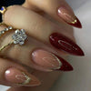 12 Sizes-24 Pcs Press On Nails W464