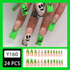 12 Sizes-24 Pcs Press On Nails Y160