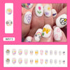12 Sizes-24 Pcs Press On Nails W973