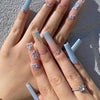 12 Sizes-24 Pcs Press On Nails Z157