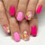 12 Sizes-24 PcsPress On Nails C806