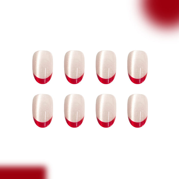 12 Sizes-24 Pcs Press On Nails C1433