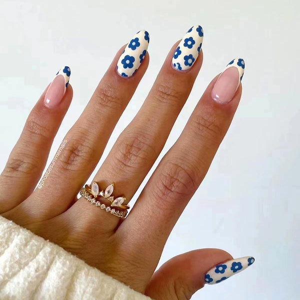 12 Sizes-24 Pcs Press On Nails W656