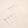 12 Sizes-24 Pcs Press On Nails F054