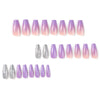 12 Sizes-24 Pcs Press On Nails JP2353