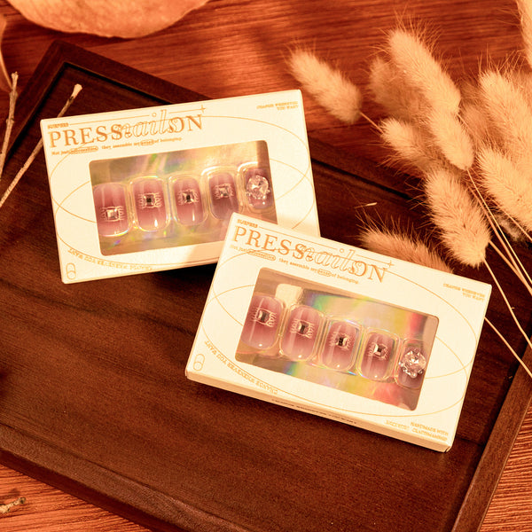 15 Sizes-30 Pcs Press On Nails GN030