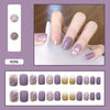 12 Sizes-24 Pcs Press On Nails R081