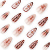 12 Sizes-24 Pcs Press On Nails JP3786