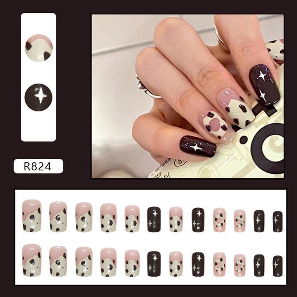 12 Sizes-24 Pcs Press On Nails R824