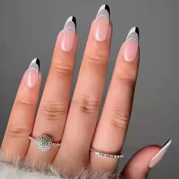 12 Sizes-24 Pcs Press On Nails W087