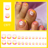 12 Sizes-24 Pcs Press On Nails C977