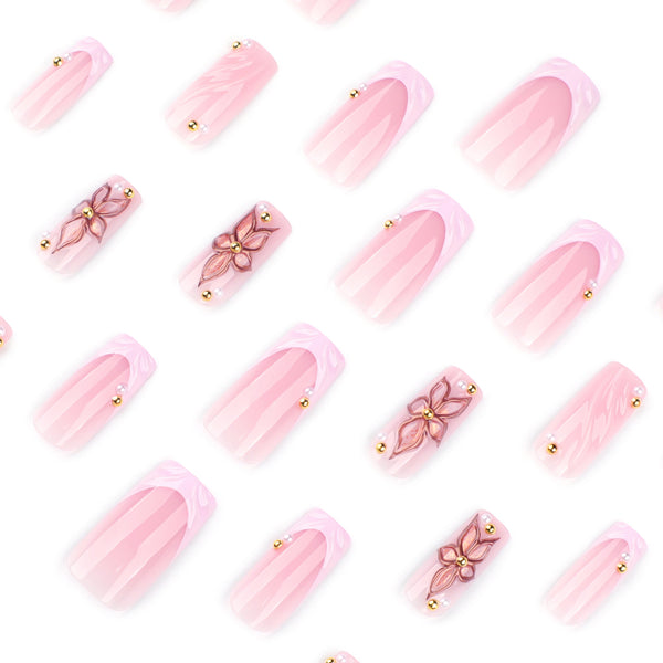 12 Sizes-24 Pcs Press On Nails JP4307