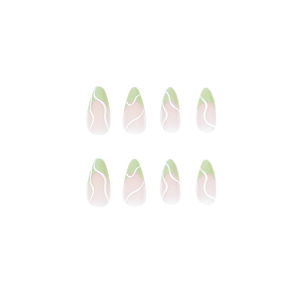 12 Sizes-24 Pcs Press On Nails JP1939