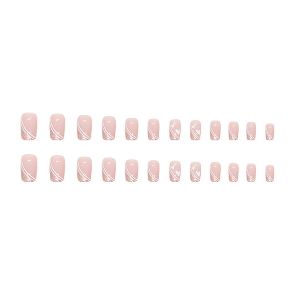 12 Sizes-24 Pcs Press On Nails W476
