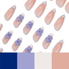 12 Sizes-24 Pcs Press On Nails JP4406