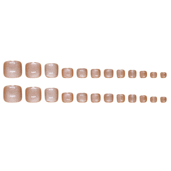 12 Sizes-24 Pcs Press On Nails F157