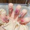 12 Sizes-24 Pcs Press On Nails Z368