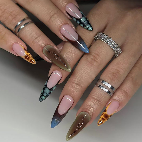 30 Pcs Press On Nails W2156