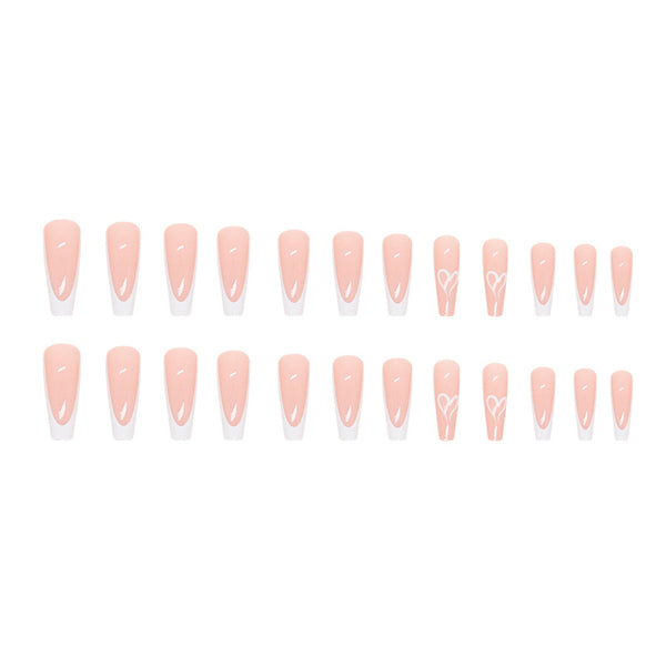12 Sizes-24 Pcs Press On Nails W951