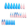 12 Sizes-24 Pcs Press On Nails JP2947
