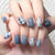 12 Sizes-24 Pcs Press On Nails R977
