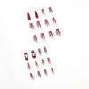 12 Sizes-24 Pcs Press On Nails JP1393