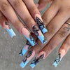 12 Sizes-24 Pcs Press On Nails W107