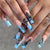 12 Sizes-24 Pcs Press On Nails W107
