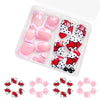 48 Pcs Press On Nails FrenchBow-2-48pcs