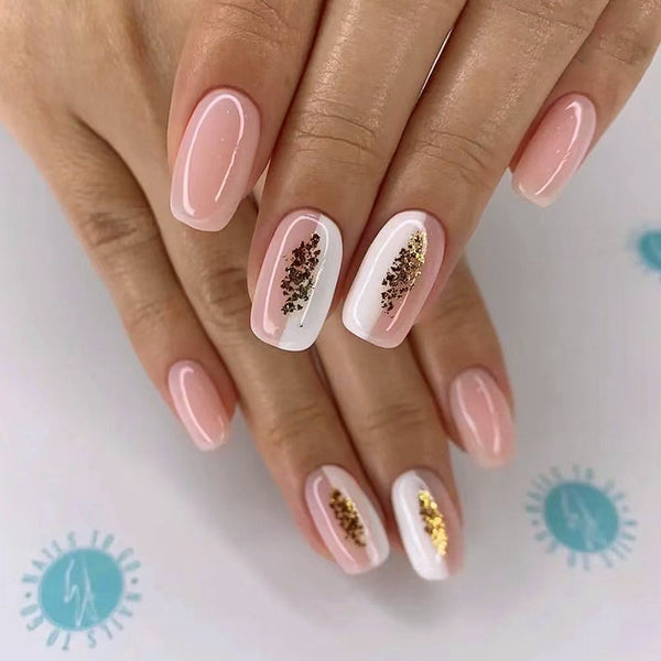 12 Sizes-24 Pcs Press On Nails W654