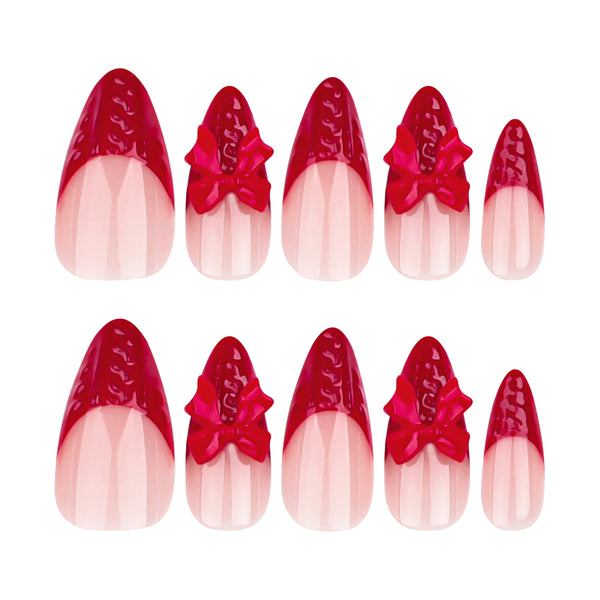 12 Sizes-24 Pcs Press On Nails JP3448