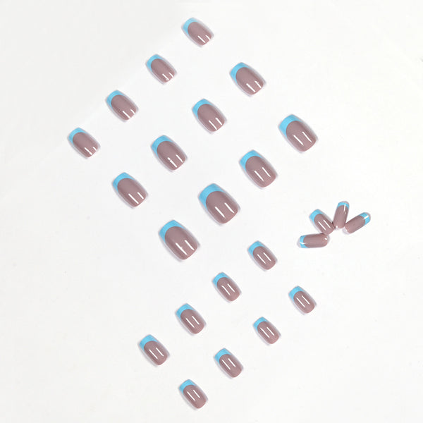 12 Sizes-24 Pcs Press On Nails JP1091