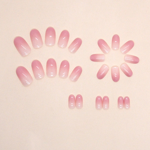 12 Sizes-24 Pcs Press On Nails W1253