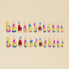 12 Sizes-24 Pcs Press On Nails Y208