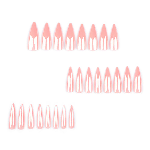 12 Sizes-24 Pcs Press On Nails DIY34