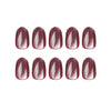 Oval Short Press on Nails - JP2653