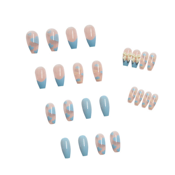 12 Sizes-24 Pcs Press On Nails Z073