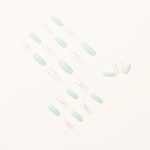 12 Sizes-24 Pcs Press On Nails JP1163