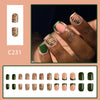 12 Sizes-24 Pcs Press On Nails C231