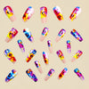 12 Sizes-24 Pcs Press On Nails Y628