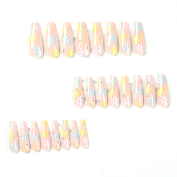 12 Sizes-24 Pcs Press On Nails JP2382