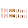 12 Sizes-24 Pcs Press On Nails W1084