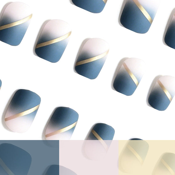 12 Sizes-24 Pcs Press On Nails CW969