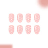 12 Sizes-24 Pcs Press On Nails C1673