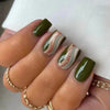 12 Sizes-24 Pcs Press On Nails W885